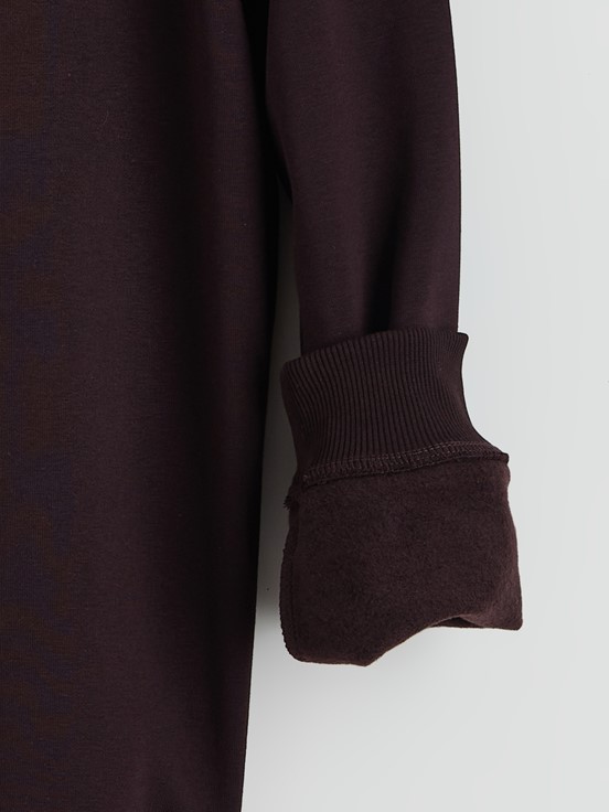 Sweatshirt KOYU KAHVERENGİ