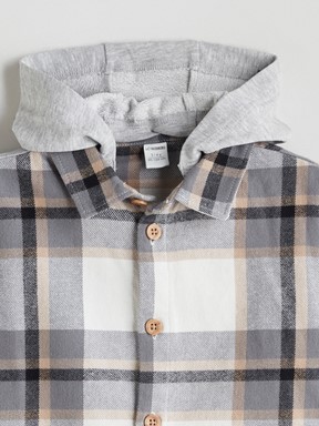 Gömlek GRİ EKOSELİ