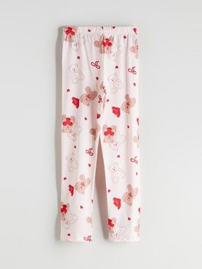 Pijama Takım UÇUK PEMBE BASKILI