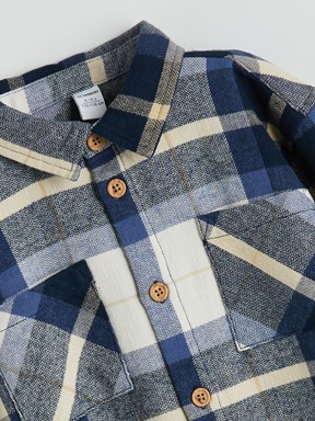 Gömlek İNDİGO EKOSELİ