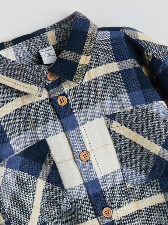 Gömlek İNDİGO EKOSELİ