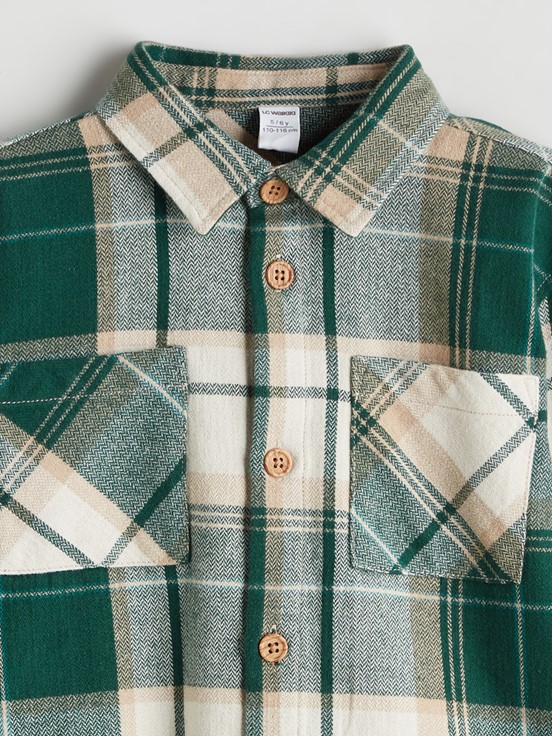 Gömlek YEŞİL EKOSELİ