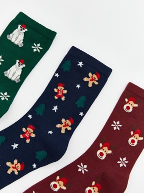 Soket Çorap KOYU YESIL