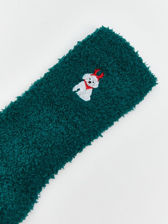 Ev Çorabı KOYU YESIL