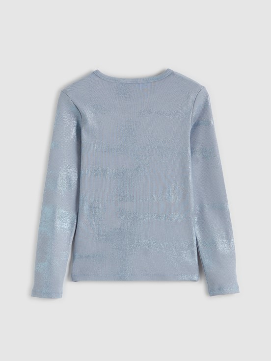 Tişört AÇIK MAVİ BASKILI