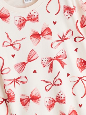 Pijama Takım PEMBE BASKILI