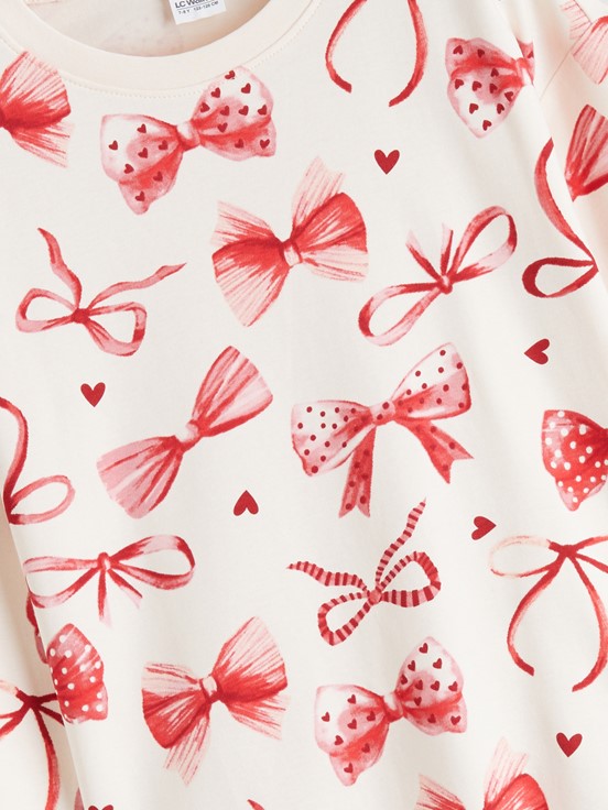 Pijama Takım PEMBE BASKILI