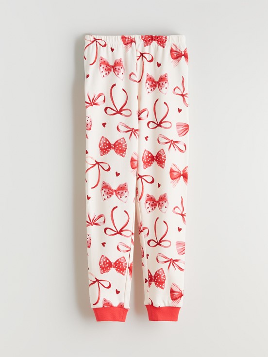 Pijama Takım PEMBE BASKILI