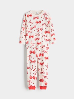 Pijama Takım PEMBE BASKILI