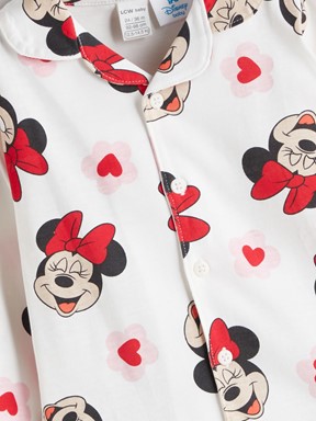 Pijama Takım EKRU BASKILI