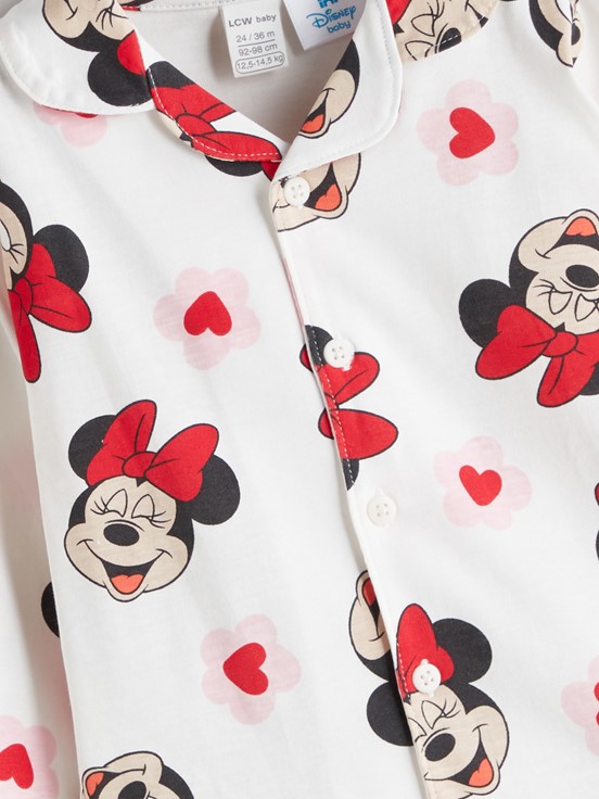 Pijama Takım EKRU BASKILI