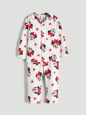 Pijama Takım EKRU BASKILI