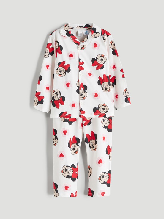 Pijama Takım EKRU BASKILI