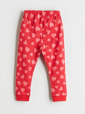 Pijama Takım KIRMIZI BASKILI