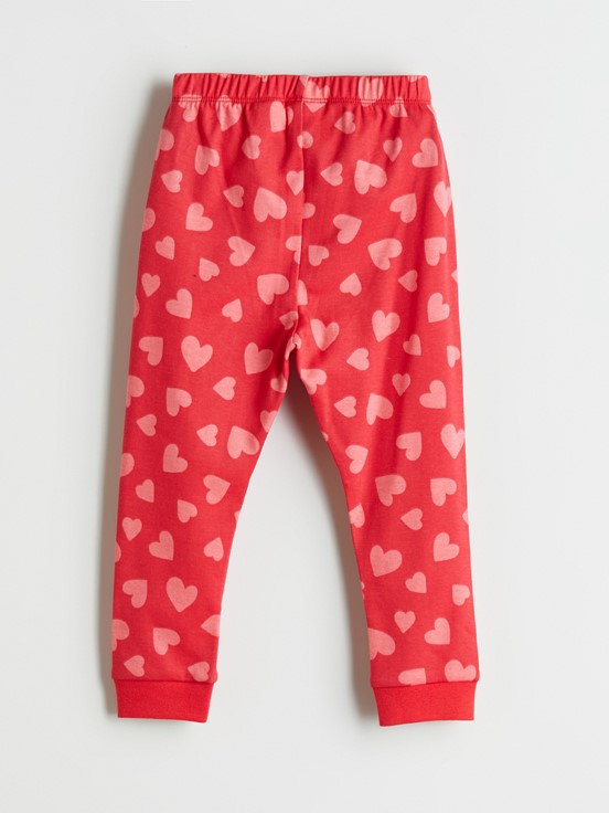 Pijama Takım KIRMIZI BASKILI