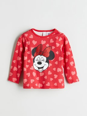 Pijama Takım KIRMIZI BASKILI