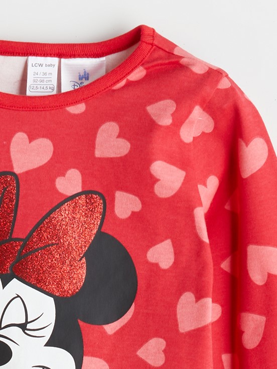 Pijama Takım KIRMIZI BASKILI