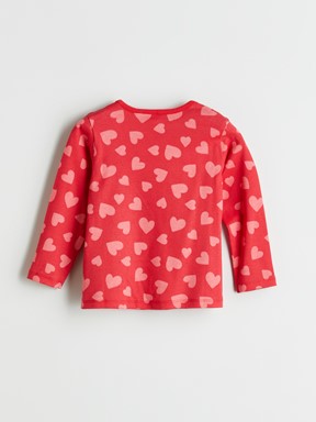 Pijama Takım KIRMIZI BASKILI