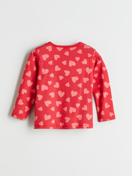 Pijama Takım KIRMIZI BASKILI