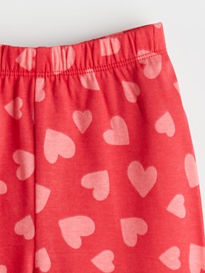 Pijama Takım KIRMIZI BASKILI
