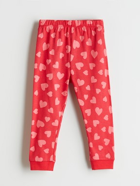 Pijama Takım KIRMIZI BASKILI