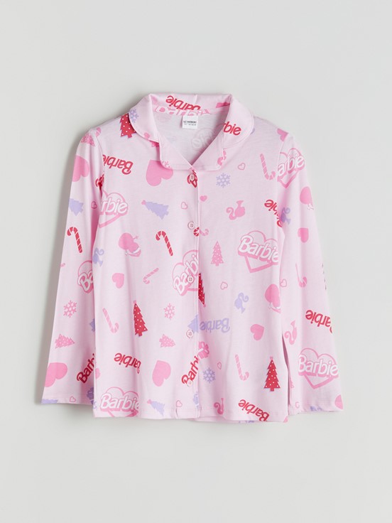 Pijama Takım AÇIK PEMBE BASKILI