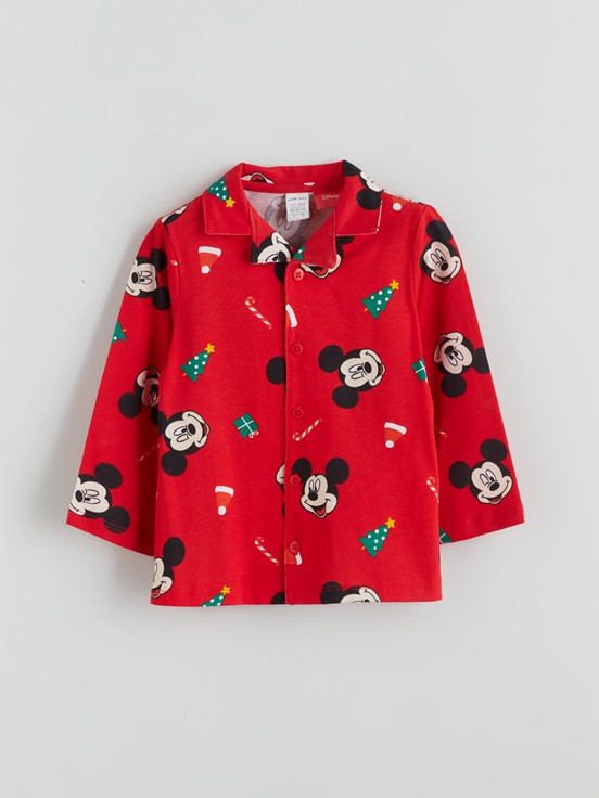 Pijama Takım KIRMIZI BASKILI