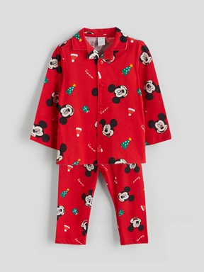 Pijama Takım KIRMIZI BASKILI