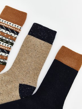 Soket Çorap KARIŞIK RENK İPLİĞİ BOYALI