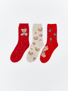 Soket Çorap KIRMIZI