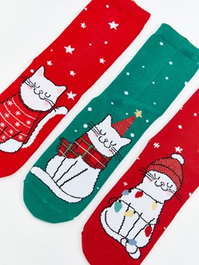 Soket Çorap CANLI KIRMIZI