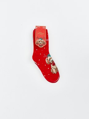 Soket Çorap CANLI KIRMIZI