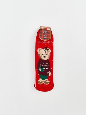 Soket Çorap CANLI KIRMIZI