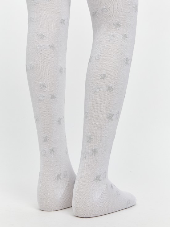 Külotlu Çorap PARLAK BEYAZ