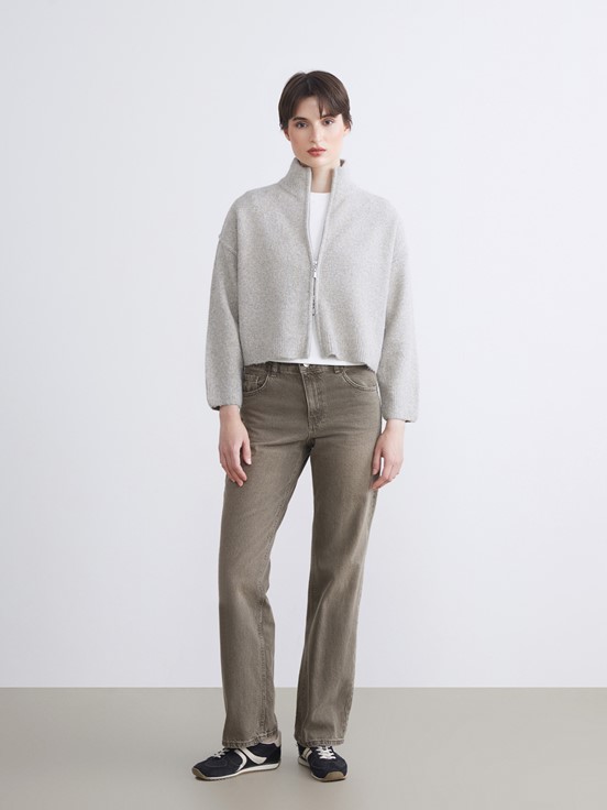 Hırka AÇIK GRİ MELANJ