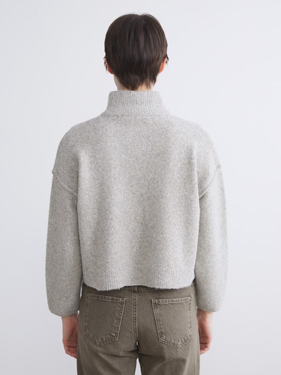 Hırka AÇIK GRİ MELANJ