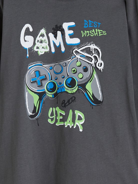 Pijama Takım KOYU GRİ