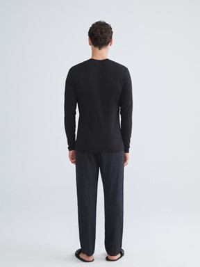 Pijama Takım SİYAH ÇİZGİLİ