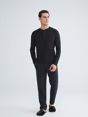 Pijama Takım SİYAH ÇİZGİLİ