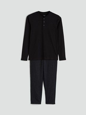 Pijama Takım SİYAH ÇİZGİLİ