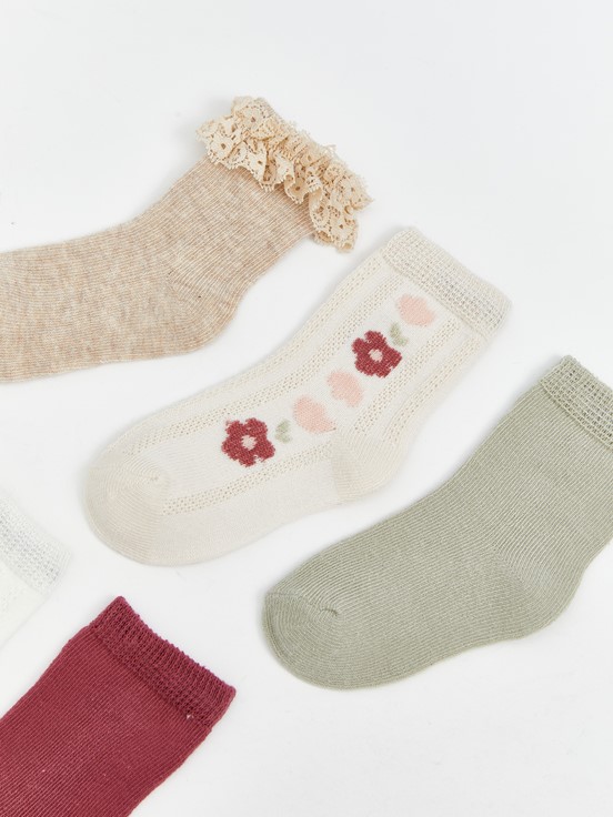 Soket Çorap EKRU MELANJ