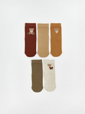 Soket Çorap AÇIK KAHVERENGİ