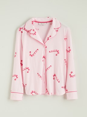 Pijama Takım PEMBE BASKILI