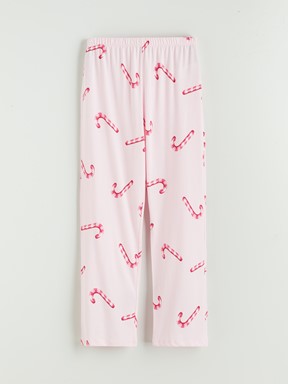 Pijama Takım PEMBE BASKILI