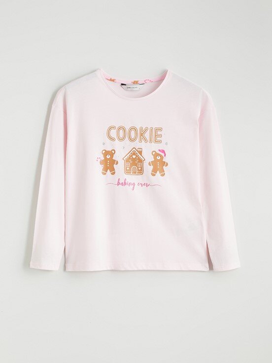 Pijama Takım PEMBE BASKILI