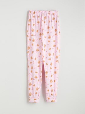 Pijama Takım PEMBE BASKILI