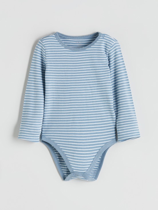 Çıtçıtlı Body AÇIK BEJ BASKILI