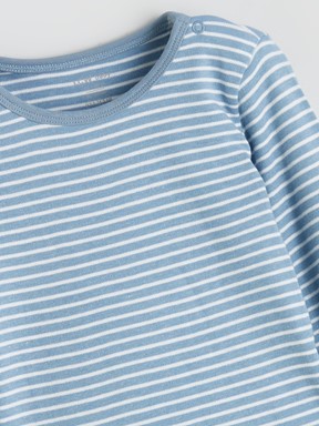 Çıtçıtlı Body AÇIK BEJ BASKILI