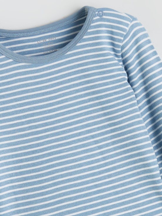 Çıtçıtlı Body AÇIK BEJ BASKILI