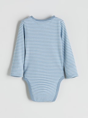 Çıtçıtlı Body AÇIK BEJ BASKILI